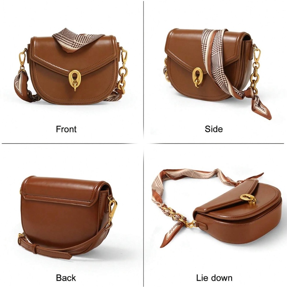 🆕 Lux Retro Saddle Bag - Picture 10 of 14